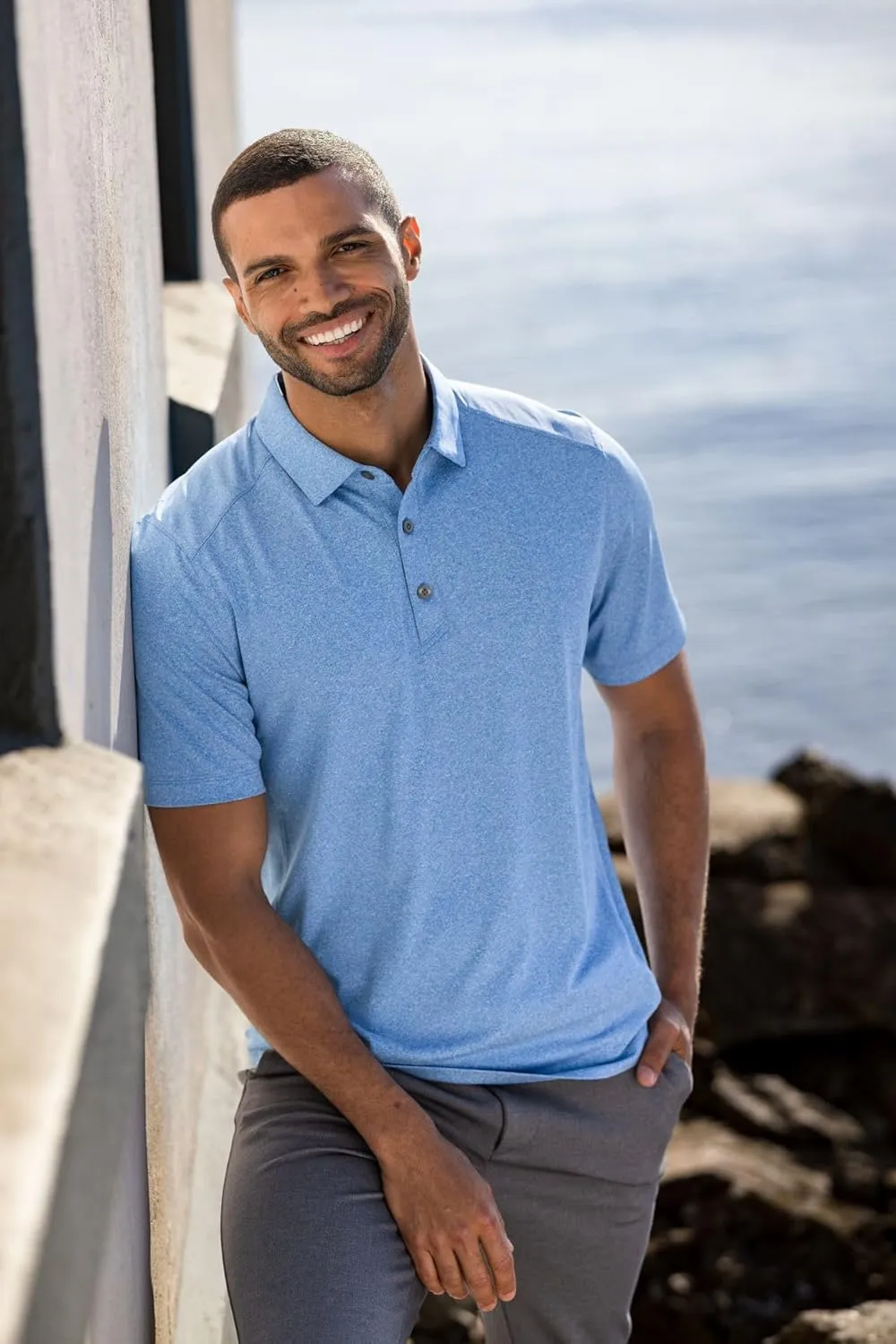 Cutter & Buck Forge Eco Stretch Recycled Mens Polo