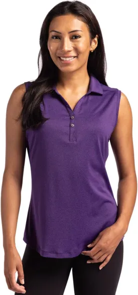 Cutter & Buck Forge Eco Stretch Recycled Womens Sleeveless Polo