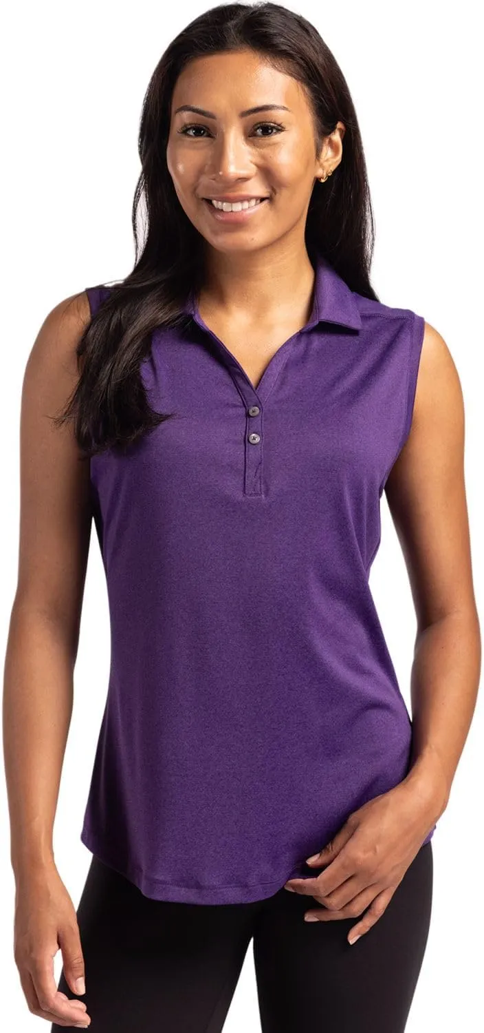 Cutter & Buck Forge Eco Stretch Recycled Womens Sleeveless Polo