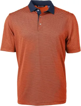 Cutter & Buck Virtue Eco Pique Micro Stripe Recycled Mens Polo
