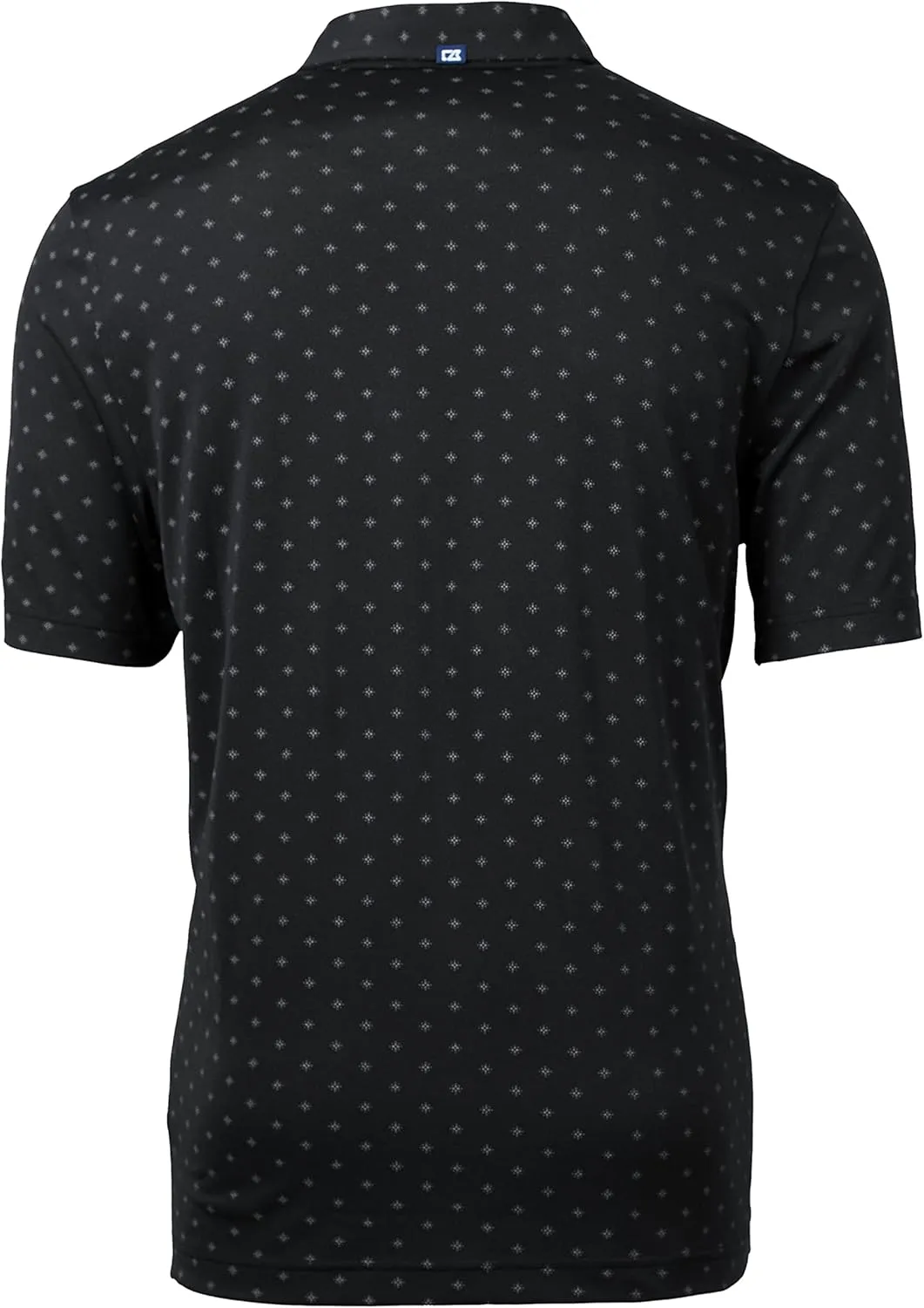 Cutter & Buck Virtue Eco Pique Tile Print Recycled Mens Big & Tall Polo