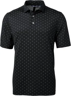 Cutter & Buck Virtue Eco Pique Tile Print Recycled Mens Big & Tall Polo