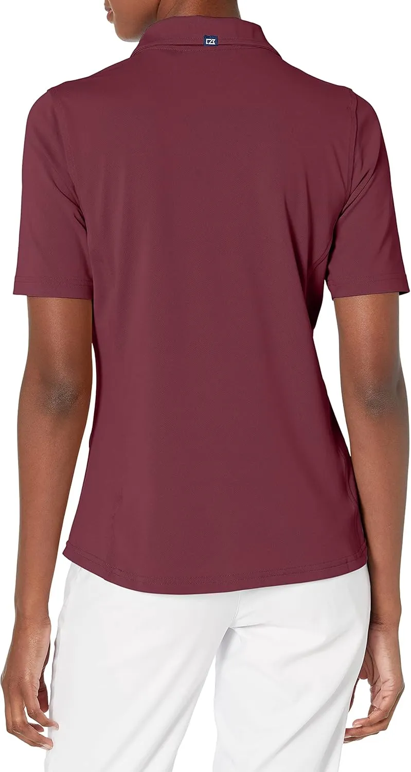 Cutter & Buck Women's Short Sleeve Virtue Eco Pique Recycled Polo Shirt
