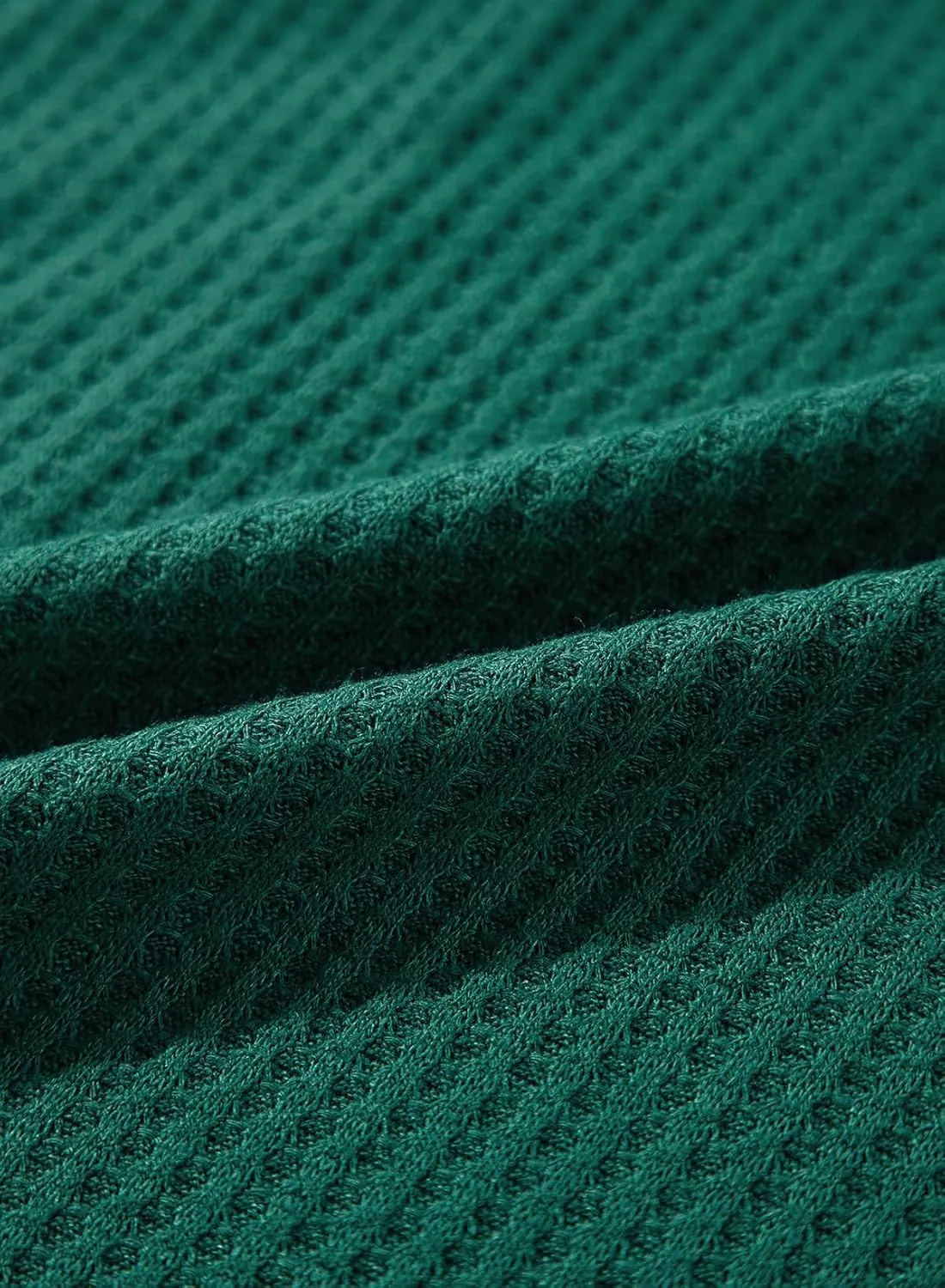 Dokotoo Womens Waffle Knit Tops Fashion 2025 Long Lantern Sleeve Casual Blouses V Neck Oversized T Shirts