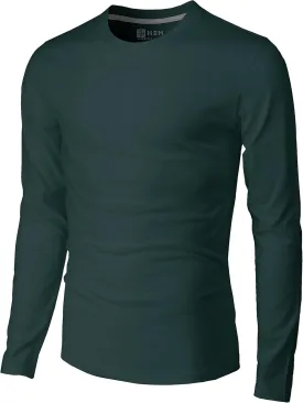 H2H Mens Casual Slim Fit Long Sleeve T-Shirts Soft Lightweight V-Neck/Crew-Neck Size XS to 3XL