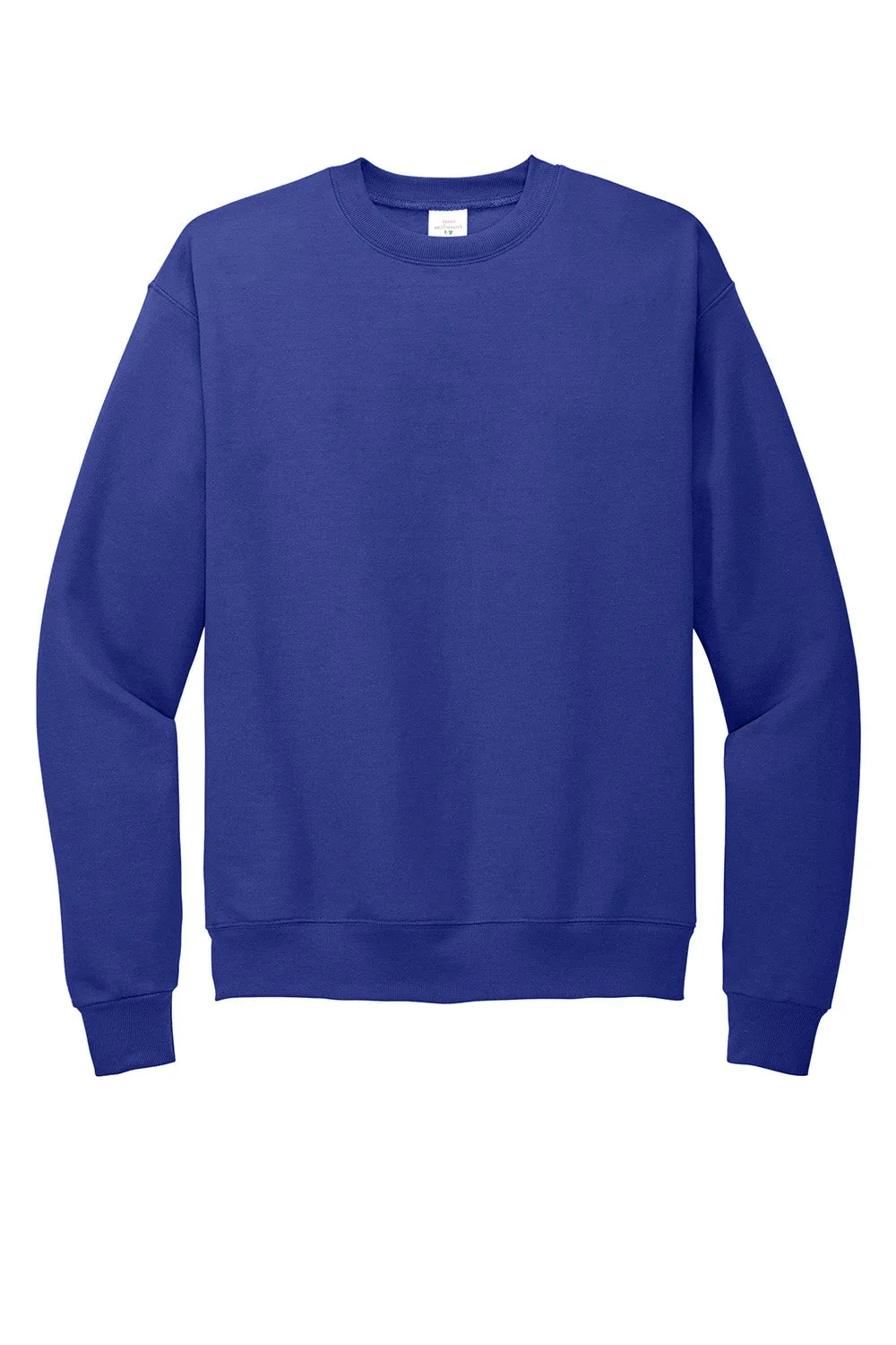 Hanes Mens EcoSmart Print Pro XP Pill Resistant Fleece Crewneck Sweatshirt - Deep Royal Blue
