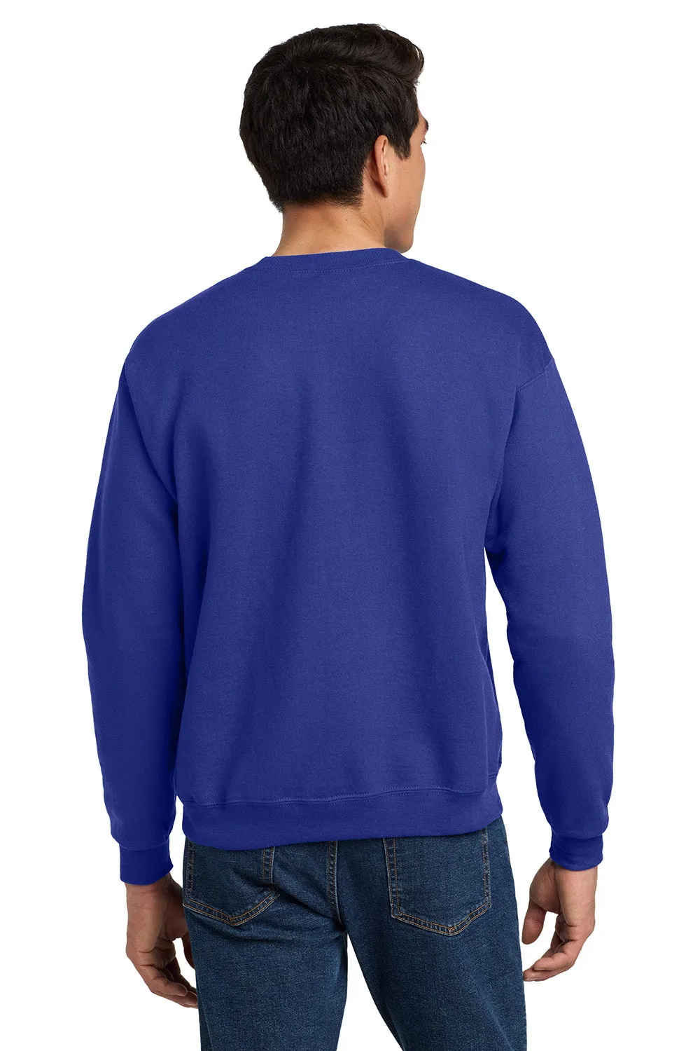 Hanes Mens EcoSmart Print Pro XP Pill Resistant Fleece Crewneck Sweatshirt - Deep Royal Blue