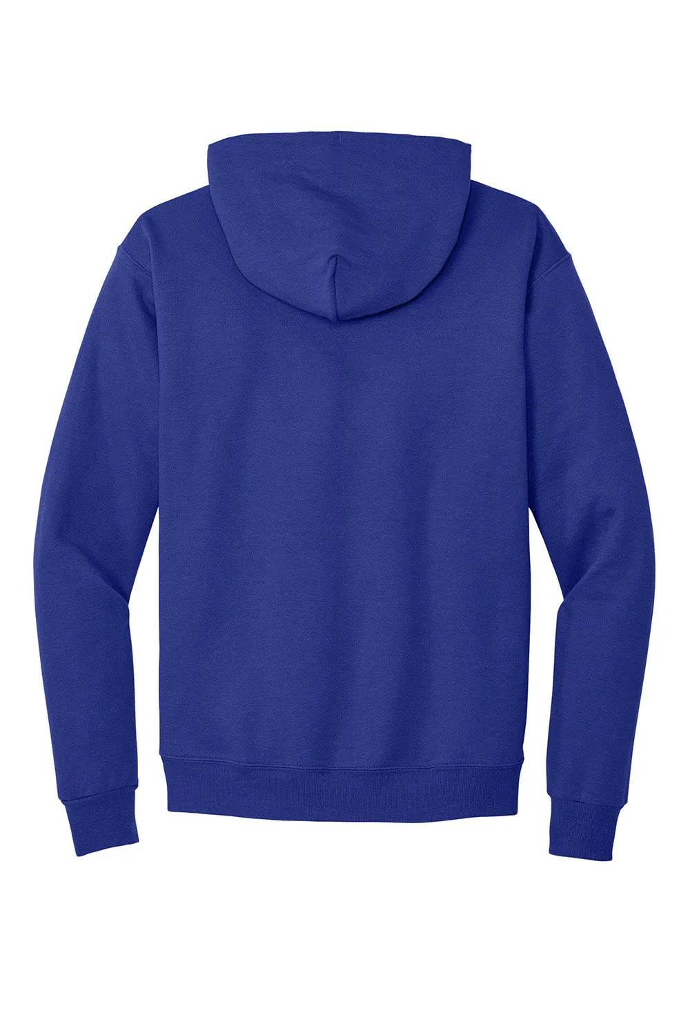 Hanes Mens EcoSmart Print Pro XP Pill Resistant Hooded Sweatshirt Hoodie w/ Pouch Pocket - Deep Royal Blue