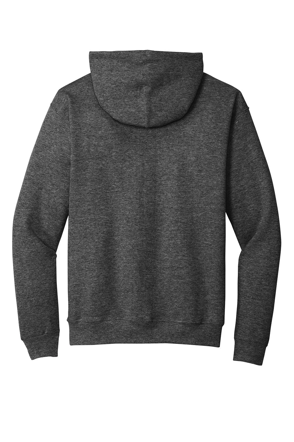 Hanes Mens EcoSmart Print Pro XP Pill Resistant Hooded Sweatshirt Hoodie w/ Pouch Pocket - Heather Charcoal Grey