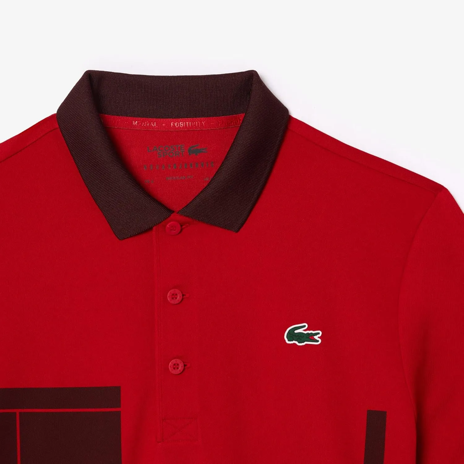 Lacoste Men's Regular Fit Tennis X Novak Djokovic Fan Polo Shirt