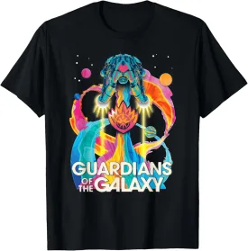 Marvel Guardians of the Galaxy Volume 3 Bowie Space Rainbow T-Shirt