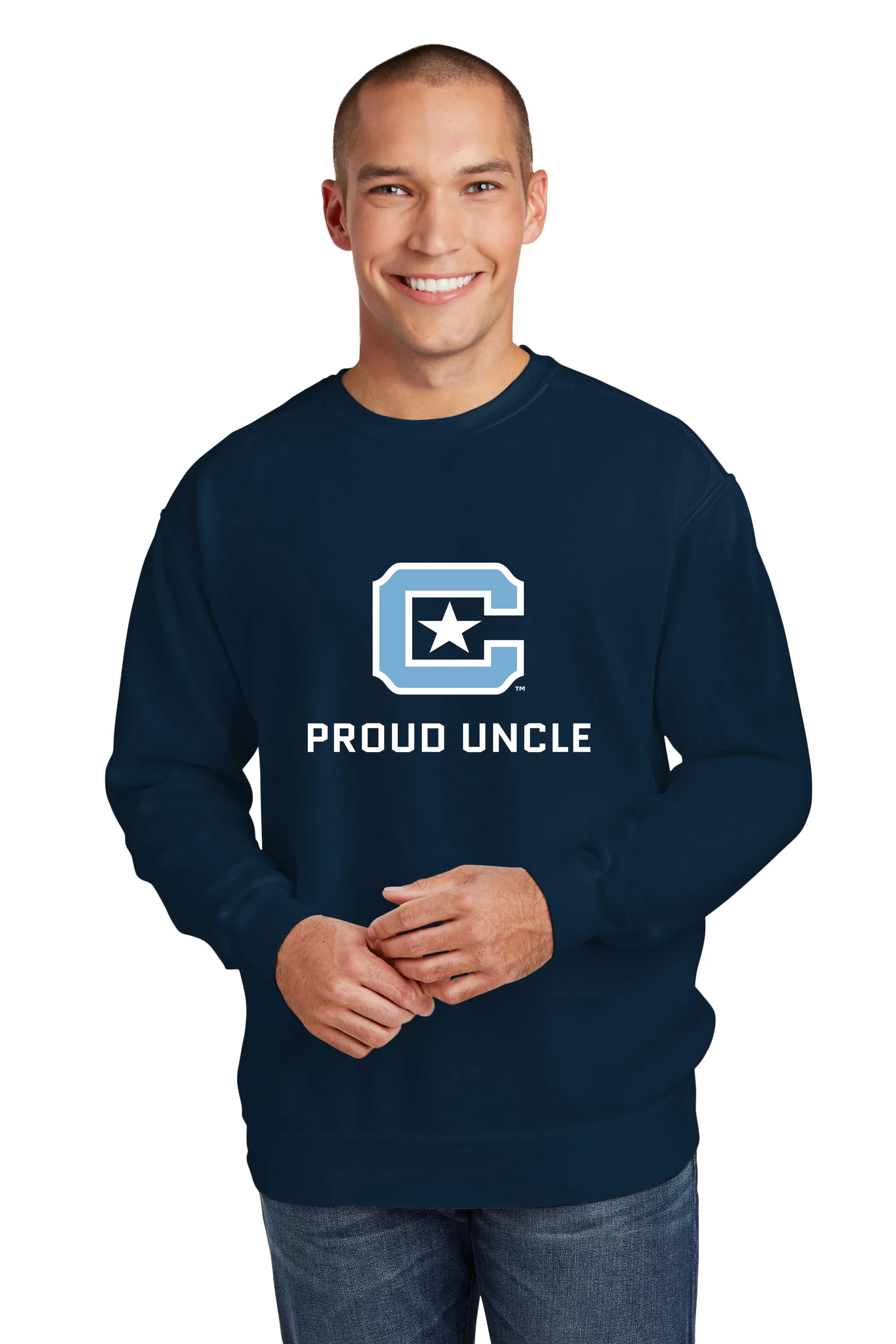 The Citadel Block C, Proud Uncle, Comfort Colors ® Ring Spun Crewneck Sweatshirt
