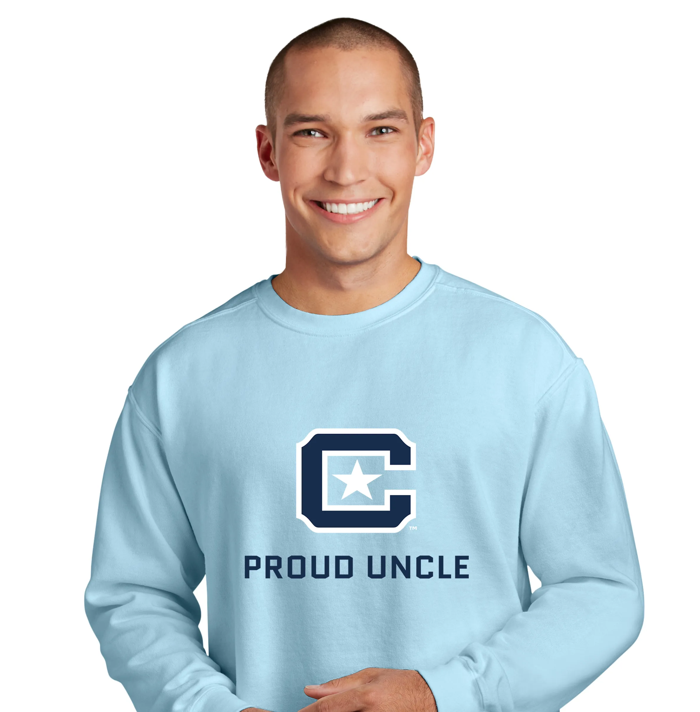 The Citadel Block C, Proud Uncle, Comfort Colors ® Ring Spun Crewneck Sweatshirt