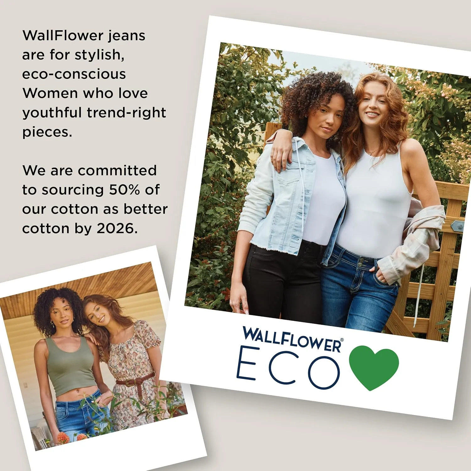 WallFlower Women's Luscious Curvy 23.5'' Crop Mid-Rise Insta Stretch Juniors (Standard and Plus)