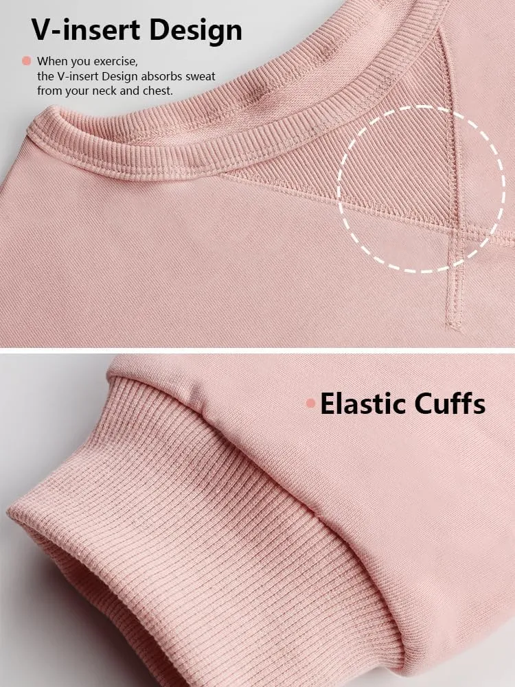 Women's Sweatshirt Dress Long Sleeve Crewneck Casual Above-The-Knee Ruffle Mini Sweatshirts Dresses